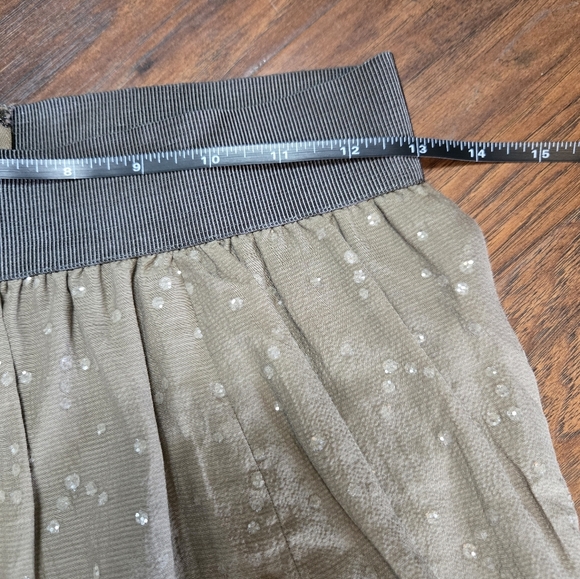J. Crew Cotton Silk Blend Raindrop Bubble Mini Skirt Size 0 - Picture 8 of 12